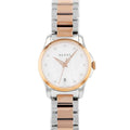 Gucci G Timeless Diamonds Mother of Pearl Dial Two Tone Steel Strap Watch For Women - YA126544