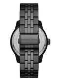 Michael Kors Cunningham Chronograph Black Dial Black Steel Strap Watch For Men - MK7157
