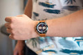 Hugo Boss Santiago Blue Dial Brown Leather Strap Watch for Men - 1513860