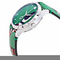 Gucci G Timeless Le Marche Des Merveilles Green Dial Green Leather Strap Watch for Women - YA1264081