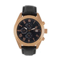 Maserati Traguardo Chronograph Black Dial Black Leather Strap Watch For Men - R8871612002