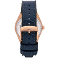 Maserati Triconic Skeleton Black Dial Blue Leather Strap Watch For Men - R8821139001