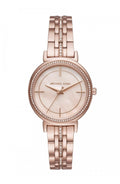 Michael Kors Cinthia Mother of Pearl Rose Gold Dial Rose Gold Steel Strap Watch for Women - MK3643