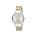 Michael Kors Silver Dial Two Tone Steel Strap Watch for Women - MK3679
