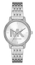 Michael Kors Melissa Quartz Silver Dial Silver Steel Strap Watch for Women - MK1055