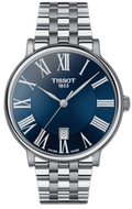 Tissot Carson Premium Blue Dial Silver Steel Strap Watch for Men - T122.410.11.043.00