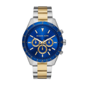 Michael Kors Layton Chronograph Blue Dial Two Tone Steel Strap Watch For Men - MK8825