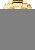 Guess Mini Phantom Diamonds Gold Dial Gold Steel Strap Watch for Women - W0235L5