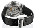 Maurice Lacroix Pontos Silver Dial Black Leather Strap Watch For Men - PT6148-SS001-131