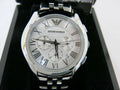 Emporio Armani Velente Chronograph Quartz Silver Dial Silver Steel Strap Watch For Men - AR1702