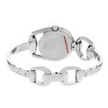 Gucci Horsebit Collection Mother of Pearl Black Dial Silver Steel Strap Watch For Women - YA139503