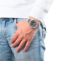 Tag Heuer Aquaracer Automatic Black Dial Silver Steel Strap Watch for Men - WAY2010.BA0927