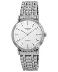 Longines Presence Automatic White Dial Silver Steel Strap Watch for Men - L4.921.4.12.6