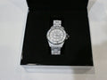 Chanel J12 Quartz Diamonds White Dial White Steel Strap Watch for Women - J12 H5703