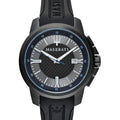Maserati SFIDA Black Dial Black Rubber Strap Watch For Men - R8851123004