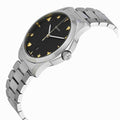 Gucci G Timeless Black Dial Silver Steel Strap Watch For Women - YA1264029
