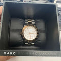 Marc Jacobs Amy Silver Dial Two Tone Steel Strap Watch for Women - MBM3194