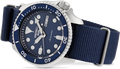 Seiko 5 Sports Automatic SKX Blue Dial Blue NATO Strap Watch For Men - SRPD51K2