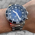 Tissot Seastar 1000 Chronograph Driver Blue Dial Silver Steel Strap Watch For Men - T120.417.11.041.01