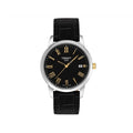 Tissot T Classic Dream Black Dial Black Leather Strap Watch for Men - T033.410.26.053.01