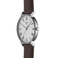 Tissot T Classic Everytime White Dial Brown Leather Strap Watch For Men - T109.410.16.033.00