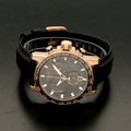 Tissot Supersport Chrono Black Dial Black Leather Strap Watch for Men - T125.617.36.051.00
