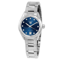 Tag Heuer Carrera Diamonds Blue Dial Silver Steel Strap Watch for Women - WBN2413.BA0621