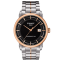 Tissot Luxury Powermatic 80 Black Dial Silver Steel Strap Watch For Men - T086.407.22.051.00