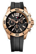 Tommy Hilfiger Sport Multifunction Black Dial Black Rubber Strap Watch for Men - 1791145
