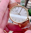 Tissot T Classic Everytime White Dial Brown Leather Strap Watch For Men - T109.410.36.031.00