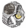 Tissot T Classic T One Automatic Grey Dial Silver Steel Strap Watch For Men - T038.430.11.067.00