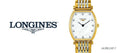 Longines La Grande Classique White Dial Two Tone Mesh Bracelet Watch for Women - L4.205.2.87.7
