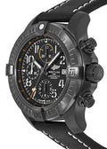 Breitling Avenger Chronograph 45mm Night Mission Black Dial Black Nylon Strap Watch for Men - V13317101B1X1