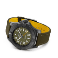 Breitling Avenger Automatic GMT 45 Night Mission Green Dial Green Nylon Strap Watch for Men - V323952A1L1X1