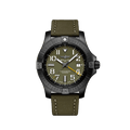 Breitling Avenger Automatic GMT 45 Night Mission Green Dial Green Nylon Strap Watch for Men - V323952A1L1X1