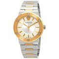 Versace Hellenyium Green Dial Two Tone Steel Strap Watch for Women - VEVH00620