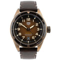 Tag Heuer Autavia Brown Dial Brown Leather Strap Watch for Men - WBE5191.FC8276