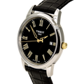 Tissot T Classic Dream Black Dial Black Leather Strap Watch for Men - T033.410.26.053.01