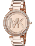 Michael Kors Parker Rose Gold Dial Rose Gold Steel Strap Watch for Women - MK5865