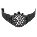 Tag Heuer Carrera Chronograph Steel & Ceramic Black Dial Black Rubber Strap Watch for Men - CBG2090.FT6145