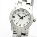 Marc Jacobs Mini Amy White Dial Silver Steel Strap Watch for Women - MBM3055