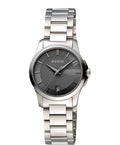 Gucci G Timeless Grey Dial Silver Steel Strap Watch For Women - YA126522