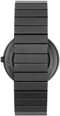 Gucci Interlocking G Quartz Gold Dial Black Steel Strap Watch For Women - YA133314